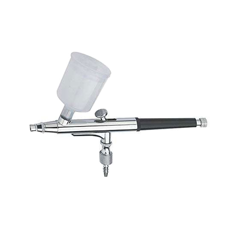 Monikäyttöinen harrastaja Airbrush Set Dual Toiminta Gravity Feed Airbrush 2/3 unssin kuppia ja 4/3 unssia kuppia